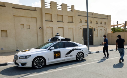 Les robotaxis en roue libre aux Emirats