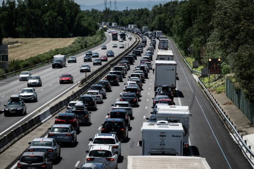Vacances : un pic de bouchons à près de 480 km