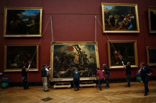 "La liberté guidant le peuple" de Delacroix quitte les murs du Louvre pour restauration